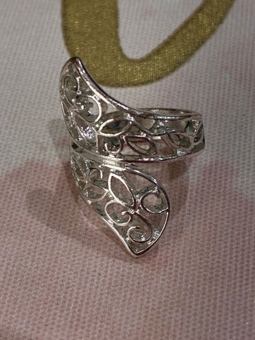 Silver Filigree Wrap Ring - Elegant Women's Jewelry